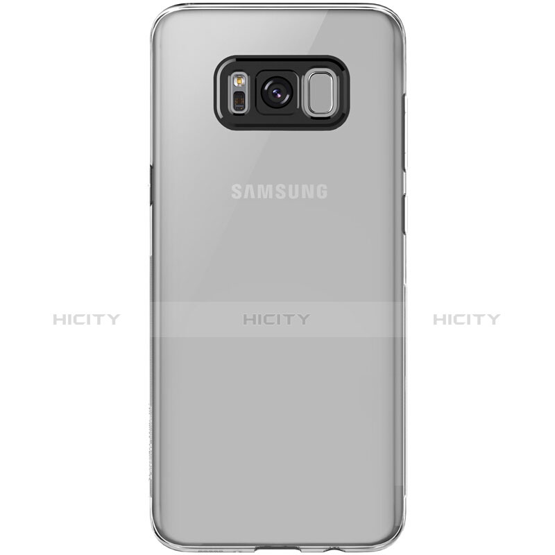 Funda Silicona Ultrafina Transparente T15 para Samsung Galaxy S8 Gris