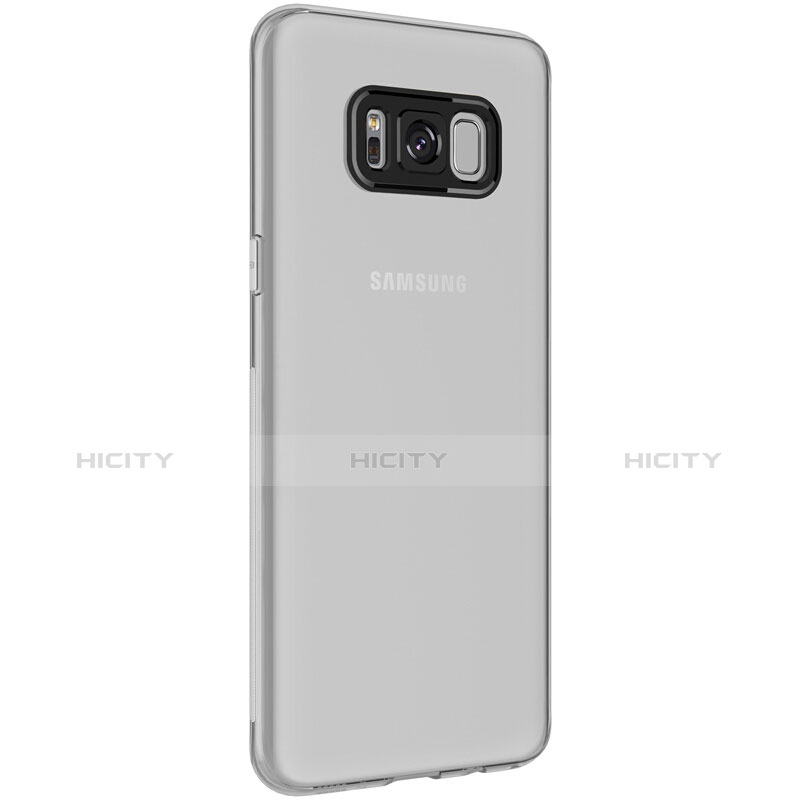 Funda Silicona Ultrafina Transparente T15 para Samsung Galaxy S8 Gris