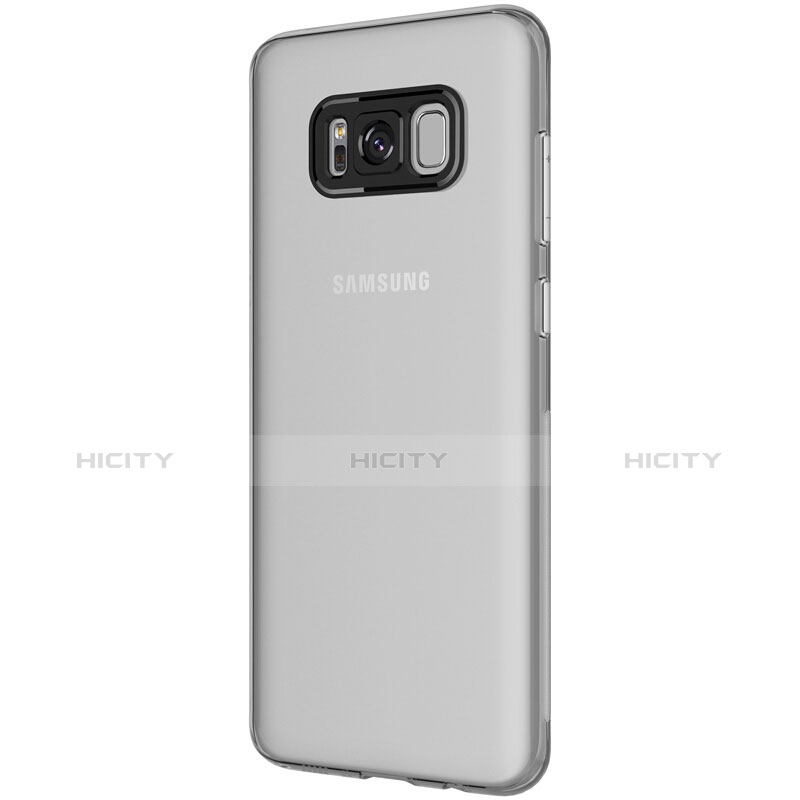 Funda Silicona Ultrafina Transparente T15 para Samsung Galaxy S8 Plus Gris