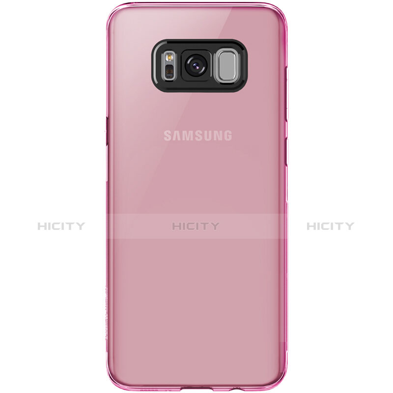 Funda Silicona Ultrafina Transparente T15 para Samsung Galaxy S8 Rosa