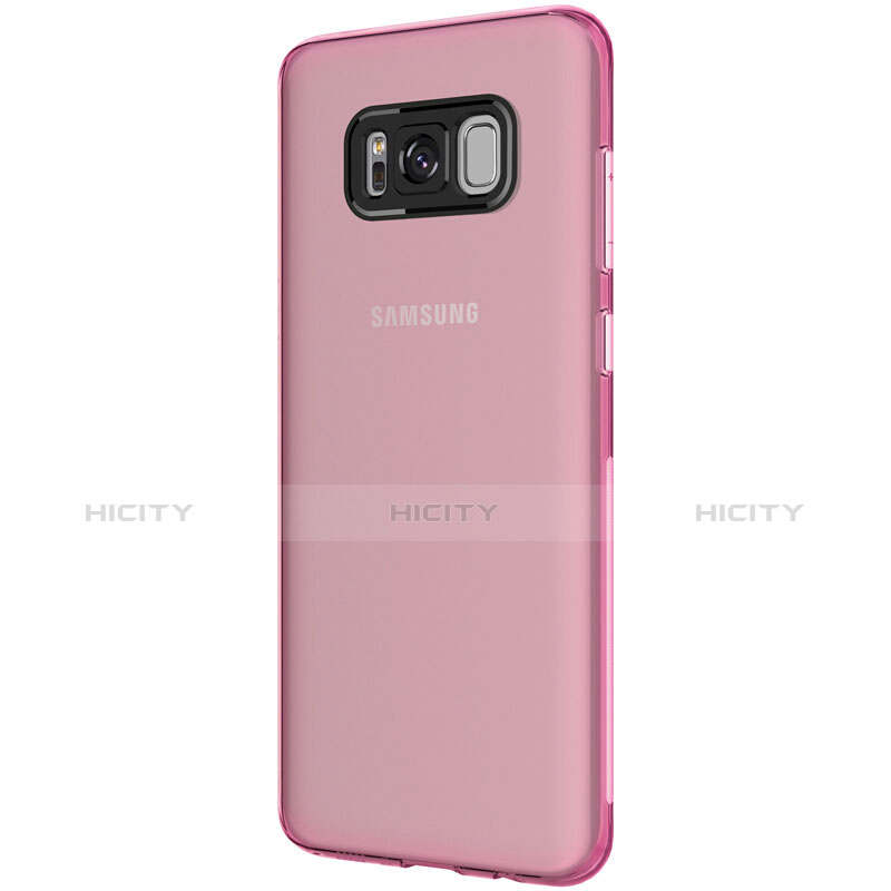 Funda Silicona Ultrafina Transparente T15 para Samsung Galaxy S8 Rosa