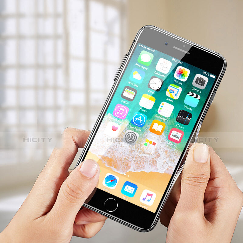 Funda Silicona Ultrafina Transparente T16 para Apple iPhone 7 Claro