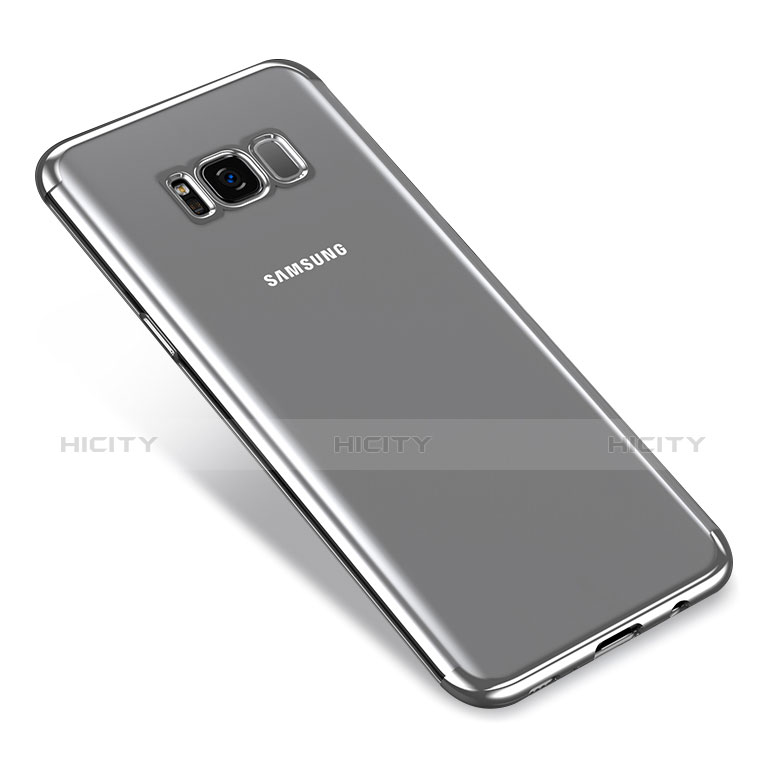 Funda Silicona Ultrafina Transparente T17 para Samsung Galaxy S8 Plata