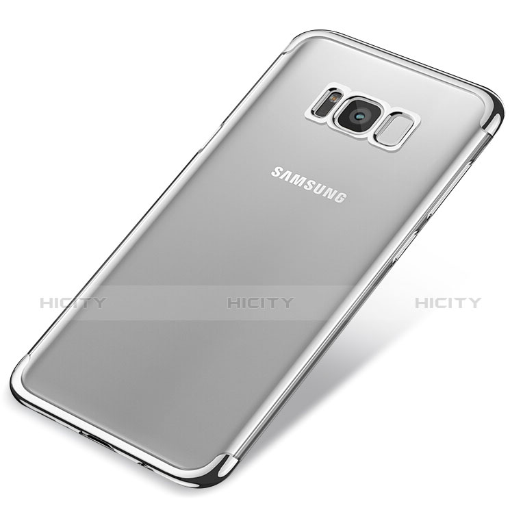 Funda Silicona Ultrafina Transparente T17 para Samsung Galaxy S8 Plata