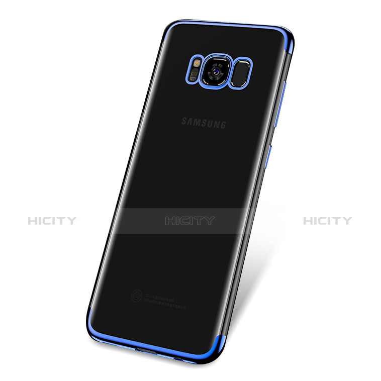 Funda Silicona Ultrafina Transparente T18 para Samsung Galaxy S8 Azul