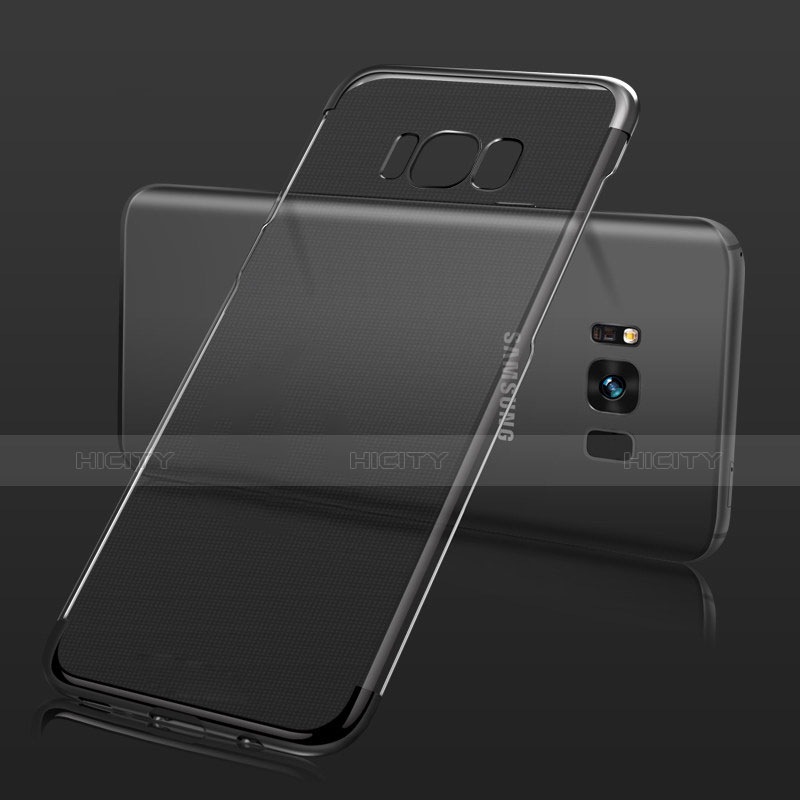 Funda Silicona Ultrafina Transparente T18 para Samsung Galaxy S8 Negro