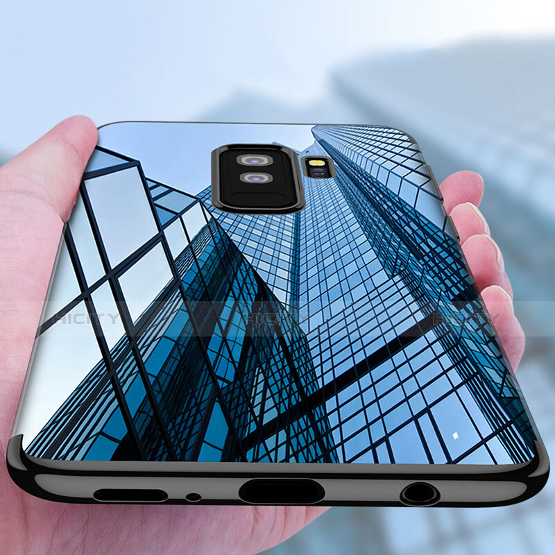 Funda Silicona Ultrafina Transparente T18 para Samsung Galaxy S9 Plus Negro