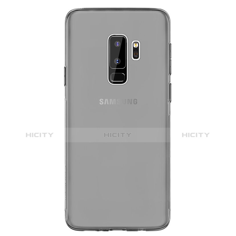 Funda Silicona Ultrafina Transparente T20 para Samsung Galaxy S9 Plus Gris