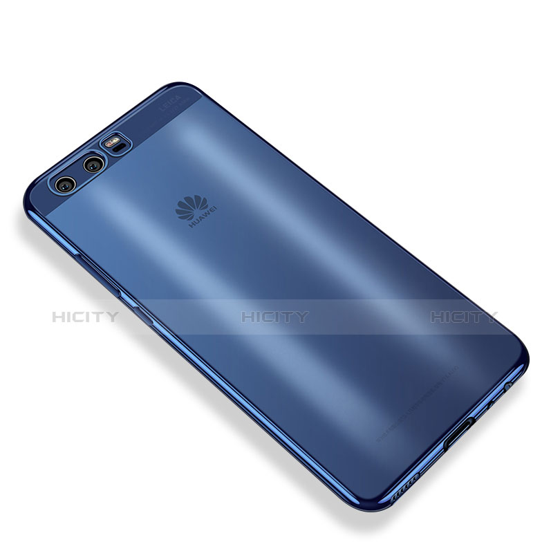 Funda Silicona Ultrafina Transparente U05 para Huawei P10 Azul