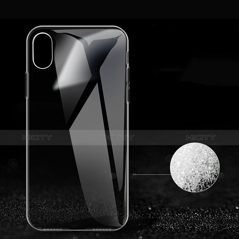 Funda Silicona Ultrafina Transparente V05 para Apple iPhone X Claro