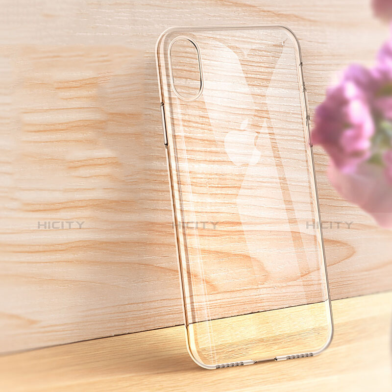 Funda Silicona Ultrafina Transparente V05 para Apple iPhone Xs Claro