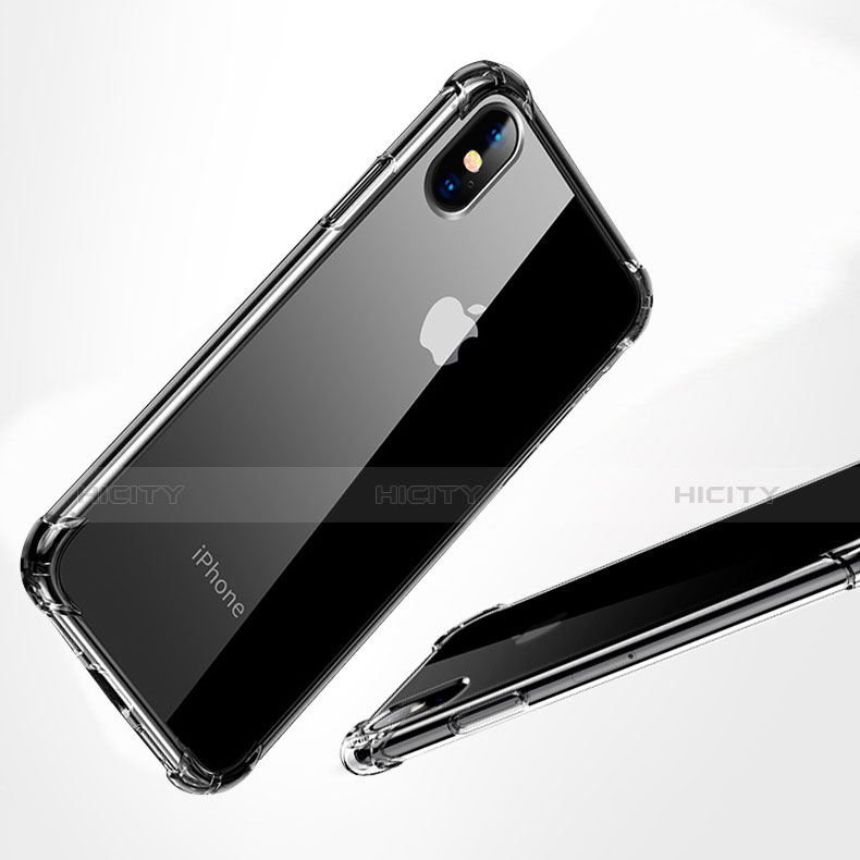 Funda Silicona Ultrafina Transparente V10 para Apple iPhone X Claro