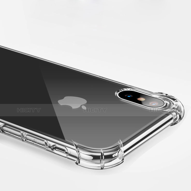 Funda Silicona Ultrafina Transparente V10 para Apple iPhone Xs Claro