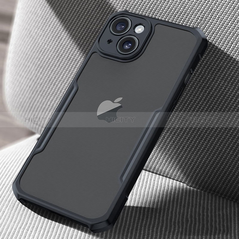 Funda Silicona Ultrafina Transparente XD1 para Apple iPhone 13 Negro