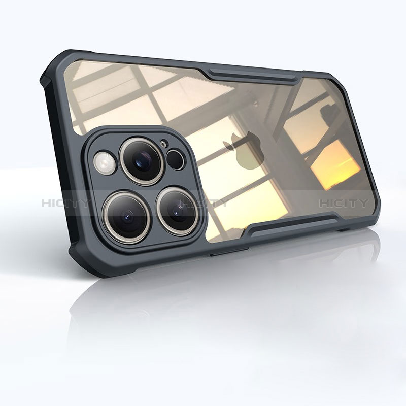 Funda Silicona Ultrafina Transparente XD1 para Apple iPhone 14 Pro Max Negro