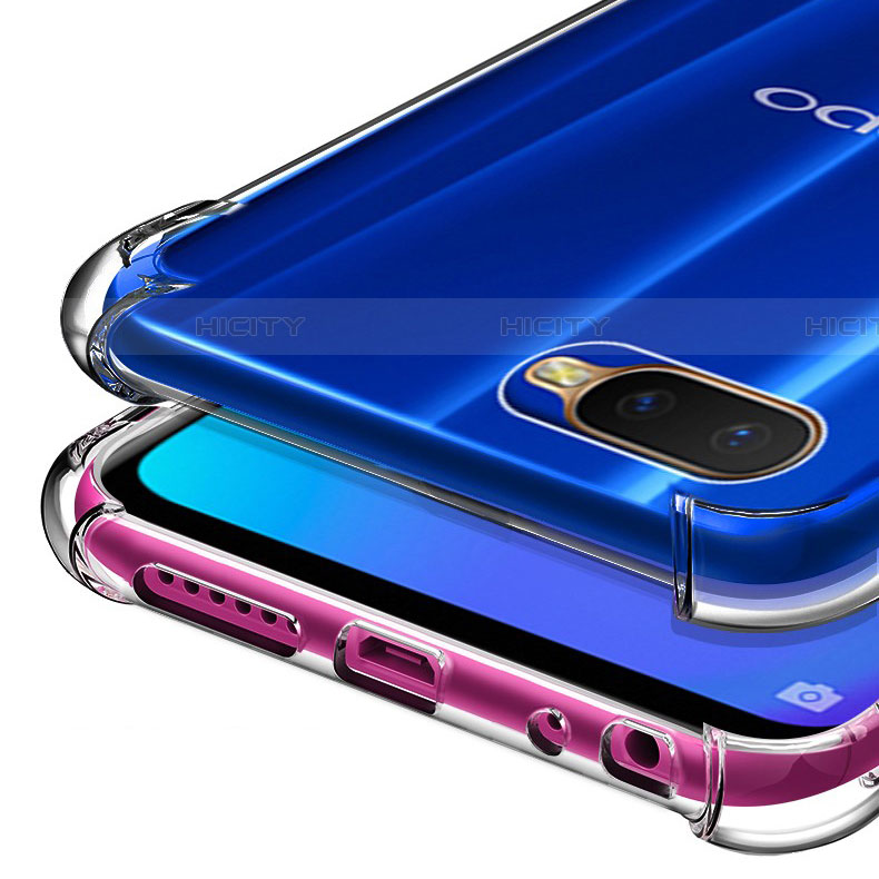 Funda Silicona Ultrafina Transparente Z06 para Oppo RX17 Neo Claro