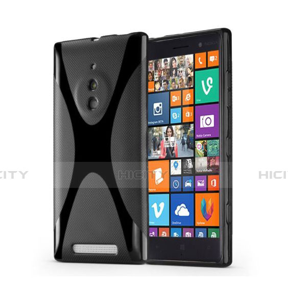 Funda Silicona X-Line para Nokia Lumia 830 Negro