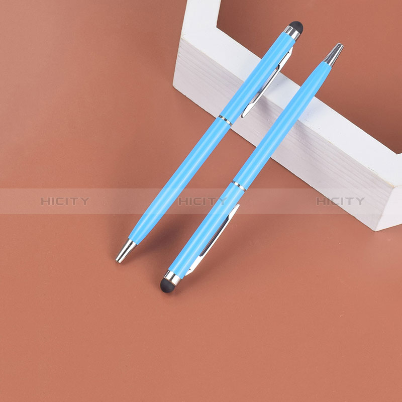Lapiz Optico de Pantalla Tactil Capacitivo Universal 2PCS H04 Azul