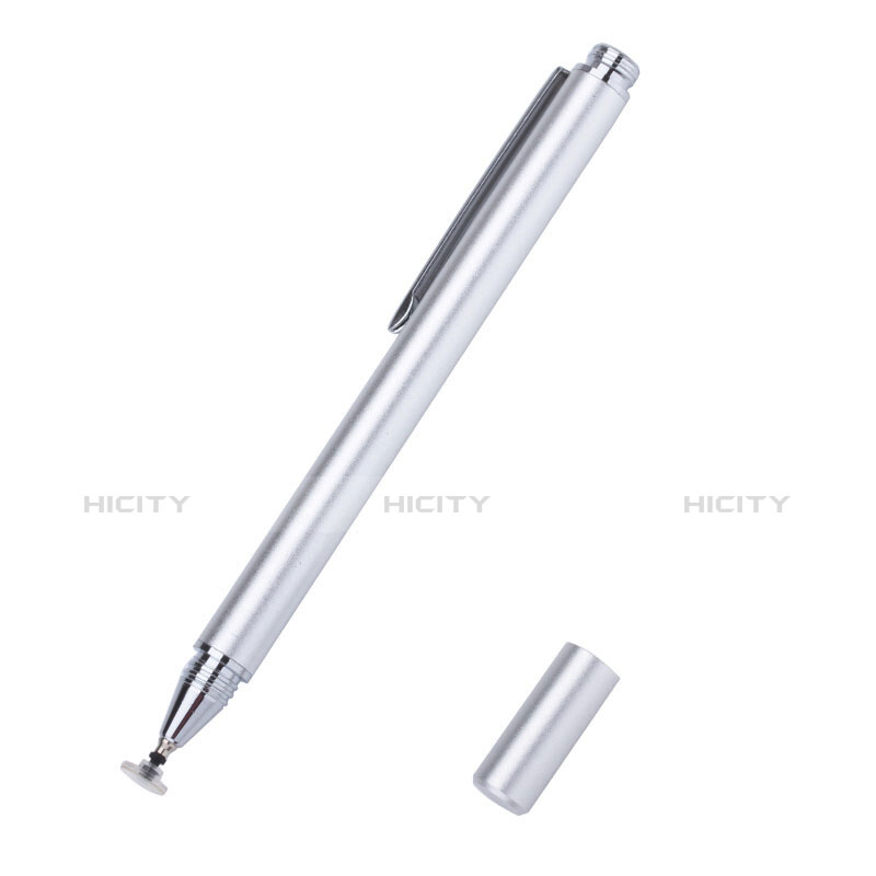 Lapiz Optico de Pantalla Tactil de Escritura de Dibujo Capacitivo Universal P12 Plata