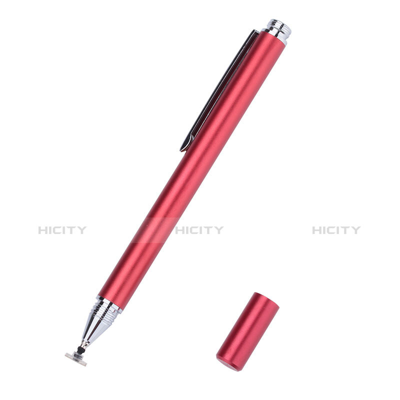 Lapiz Optico de Pantalla Tactil de Escritura de Dibujo Capacitivo Universal P12 Rojo