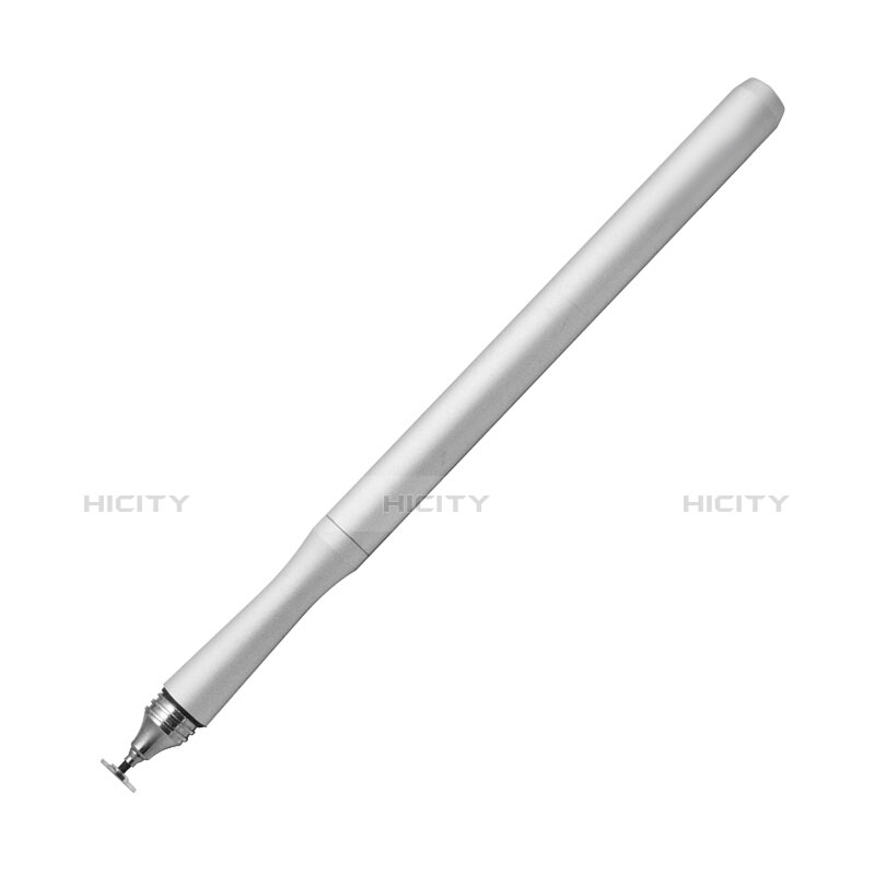 Lapiz Optico de Pantalla Tactil de Escritura de Dibujo Capacitivo Universal P13 Plata
