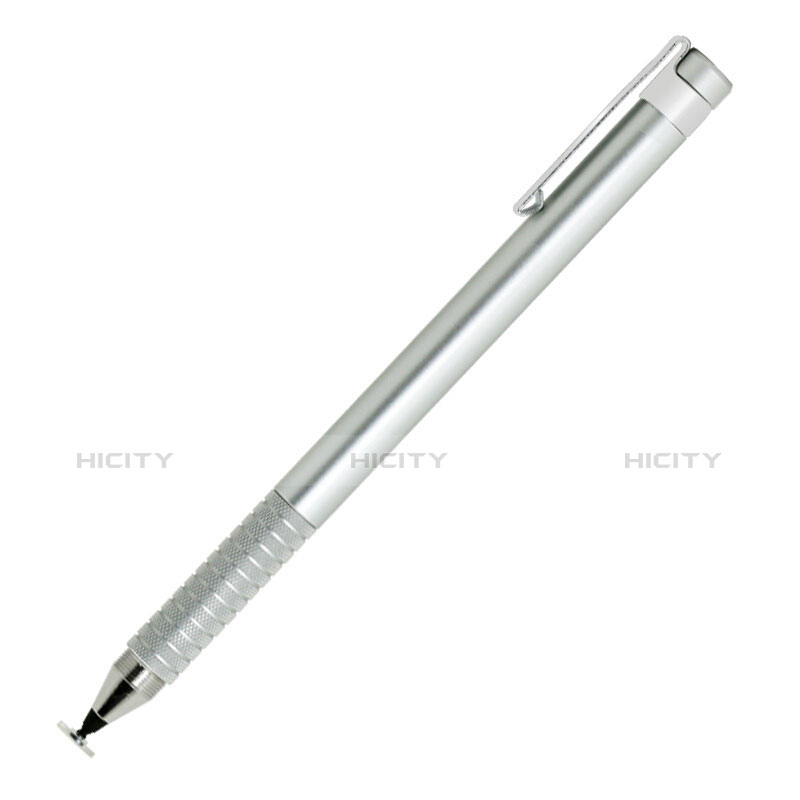 Lapiz Optico de Pantalla Tactil de Escritura de Dibujo Capacitivo Universal P14 Plata
