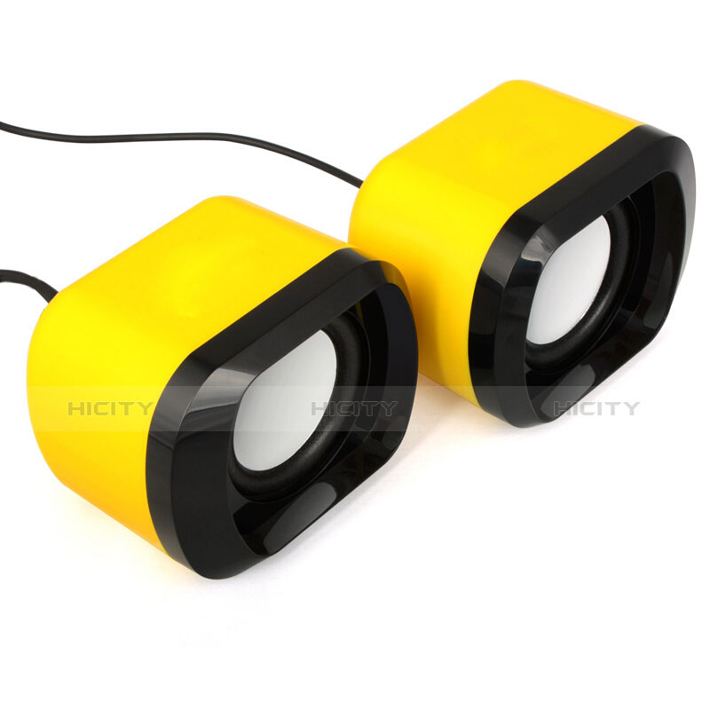 Mini Altavoz Portatil Altavoces Estereo Amarillo