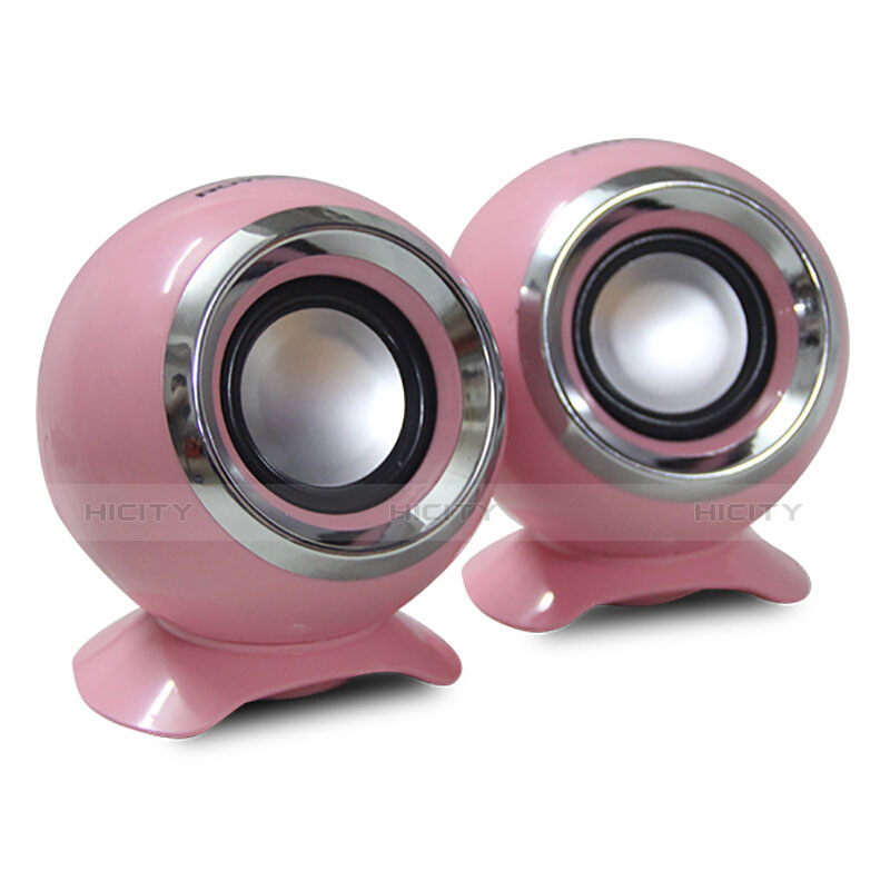 Mini Altavoz Portatil Altavoces Estereo Rosa