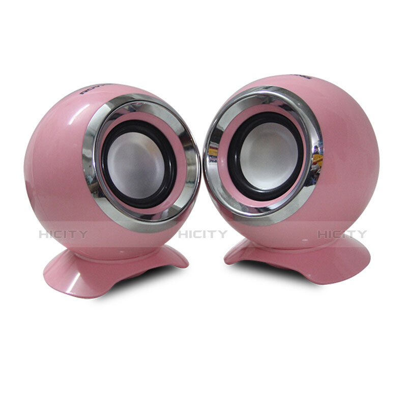 Mini Altavoz Portatil Altavoces Estereo Rosa