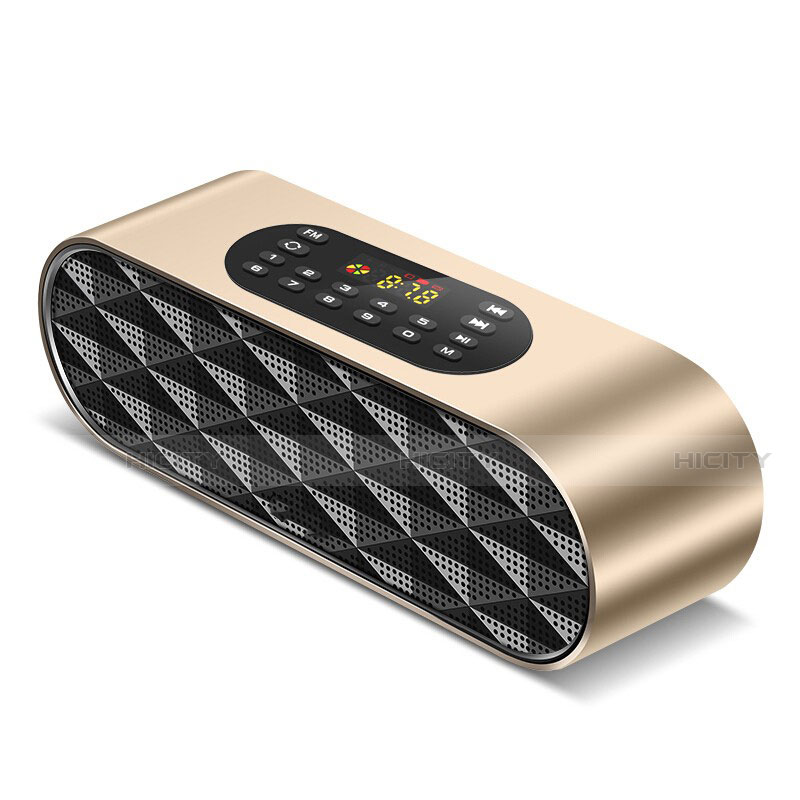 Mini Altavoz Portatil Bluetooth Inalambrico Altavoces Estereo K03 Oro