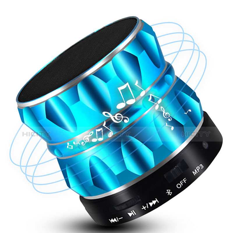 Mini Altavoz Portatil Bluetooth Inalambrico Altavoces Estereo S13 Azul Cielo