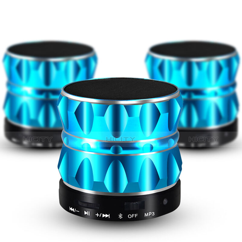 Mini Altavoz Portatil Bluetooth Inalambrico Altavoces Estereo S13 Azul Cielo