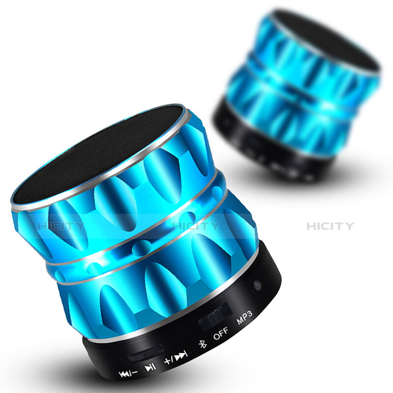 Mini Altavoz Portatil Bluetooth Inalambrico Altavoces Estereo S13 Azul Cielo