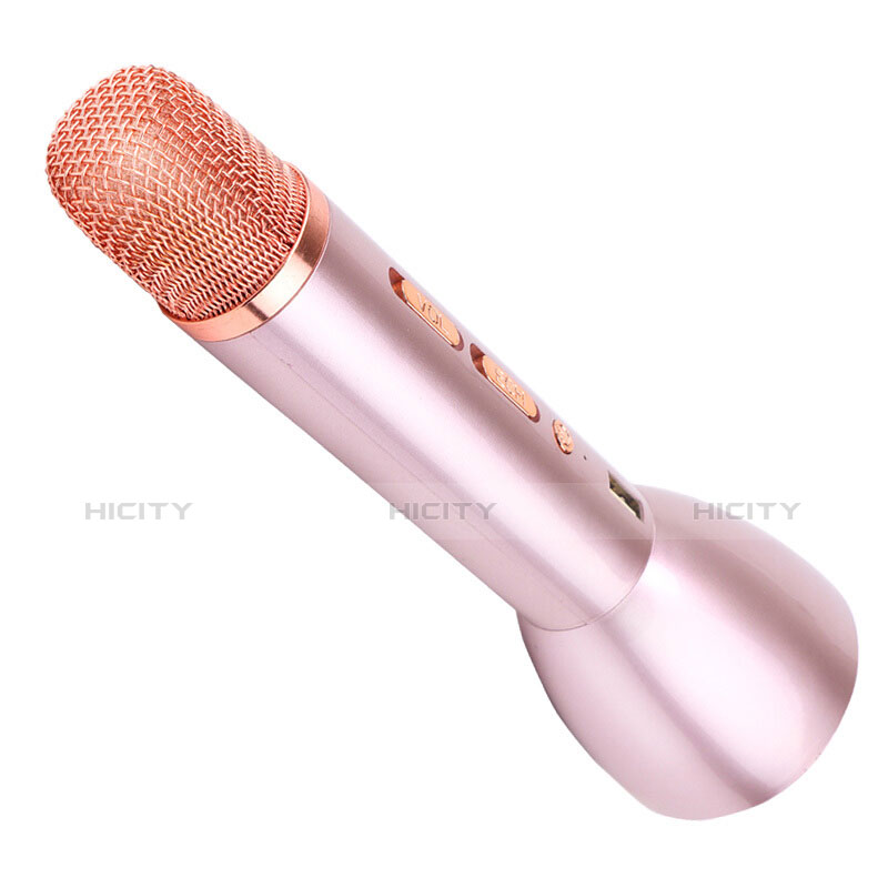 Mini Microfono Bluetooth Estereo Oro Rosa