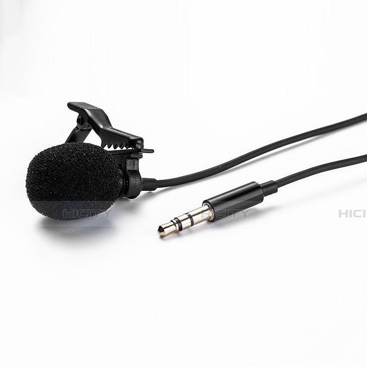 Mini Microfono Estereo de 3.5 mm K01 Negro