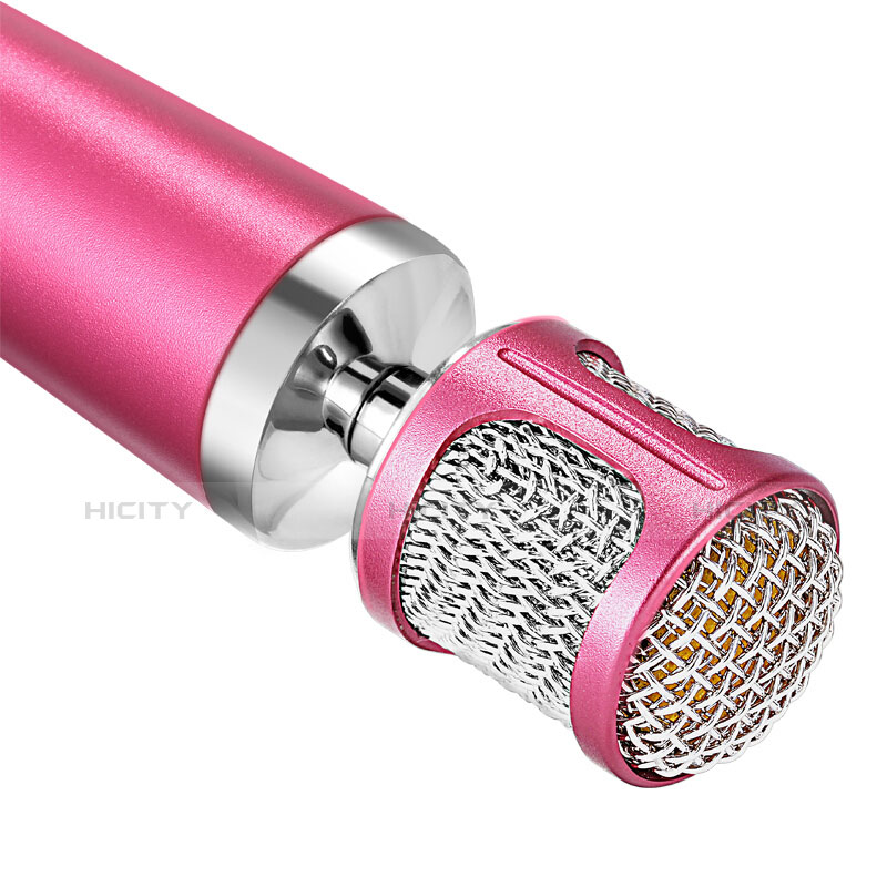 Mini Microfono Estereo de 3.5 mm Rosa