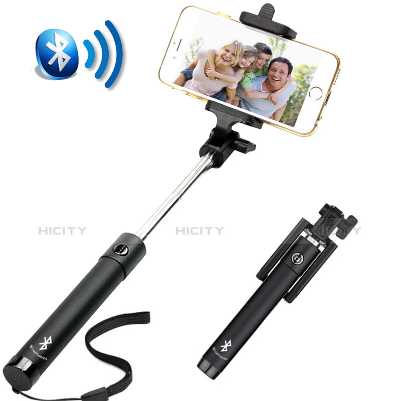 Palo Selfie Stick Bluetooth Disparador Remoto Extensible Universal S14 Negro