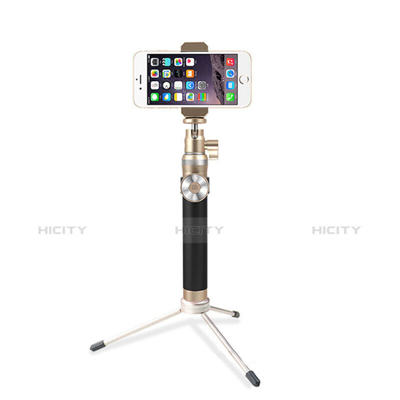 Palo Selfie Stick Bluetooth Disparador Remoto Extensible Universal S16 Oro