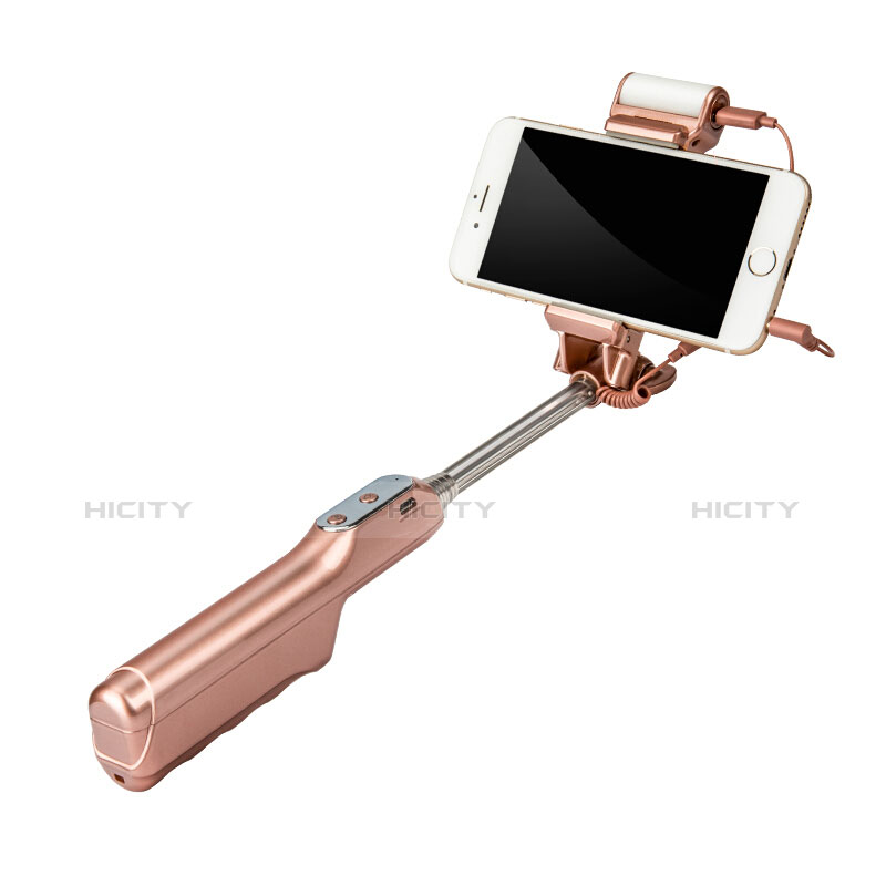 Palo Selfie Stick Bluetooth Disparador Remoto Extensible Universal S17 Oro