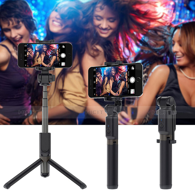Palo Selfie Stick Bluetooth Disparador Remoto Extensible Universal S27 Negro