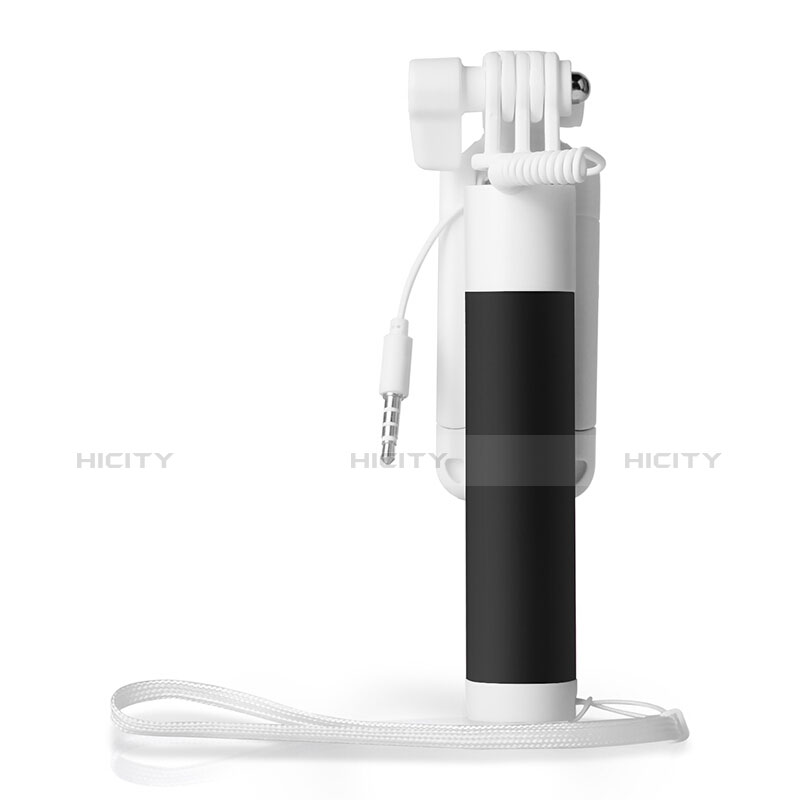 Palo Selfie Stick Extensible Conecta Mediante Cable Universal S09 Negro