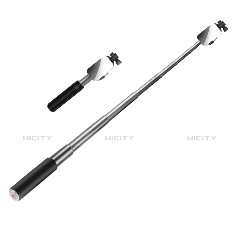 Palo Selfie Stick Extensible Conecta Mediante Cable Universal S11 Gris