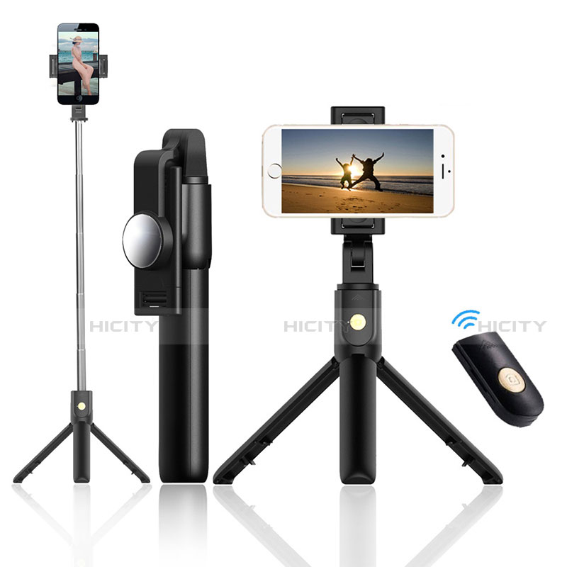 Palo Selfie Stick Tripode Bluetooth Disparador Remoto Extensible Universal T22 Negro