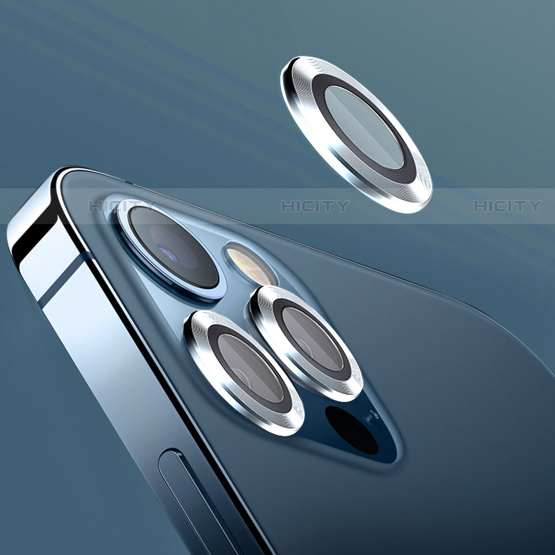 Protector de la Camara Cristal Templado C04 para Apple iPhone 13 Pro Max Plata