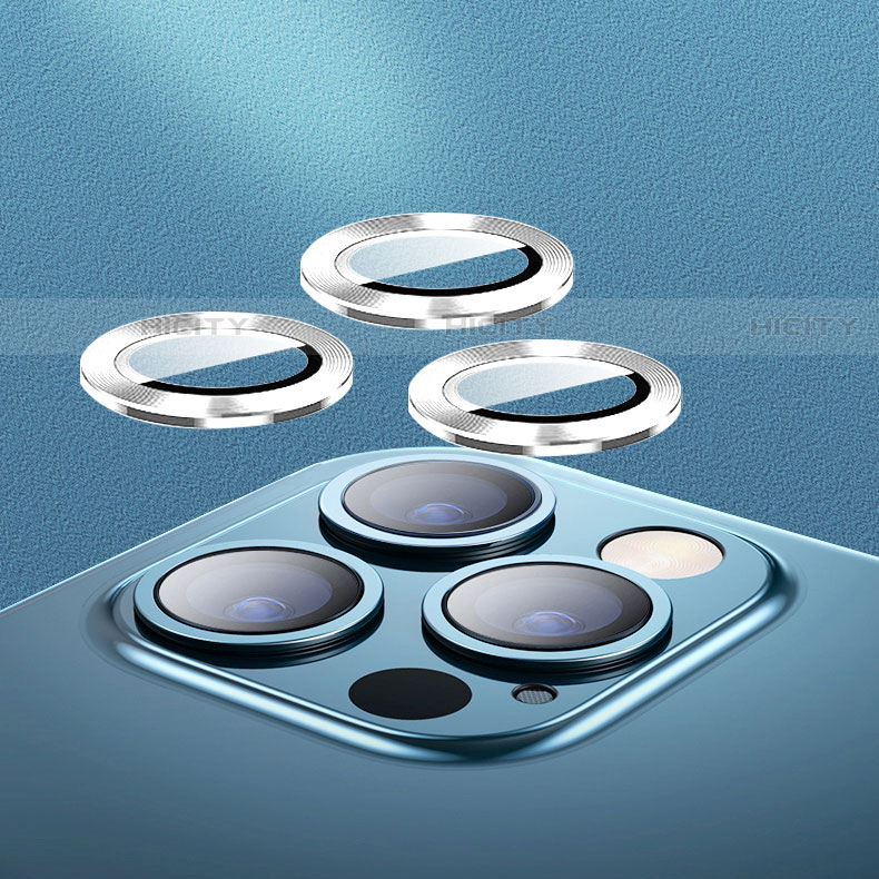 Protector de la Camara Cristal Templado C04 para Apple iPhone 14 Pro Max Plata