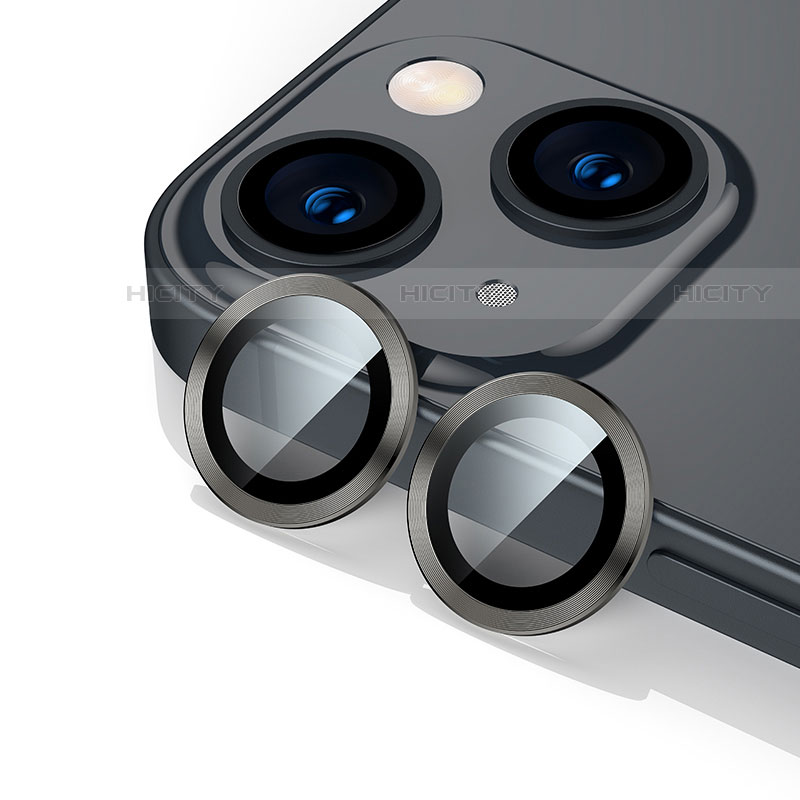 Protector de la Camara Cristal Templado C10 para Apple iPhone 13 Mini Negro