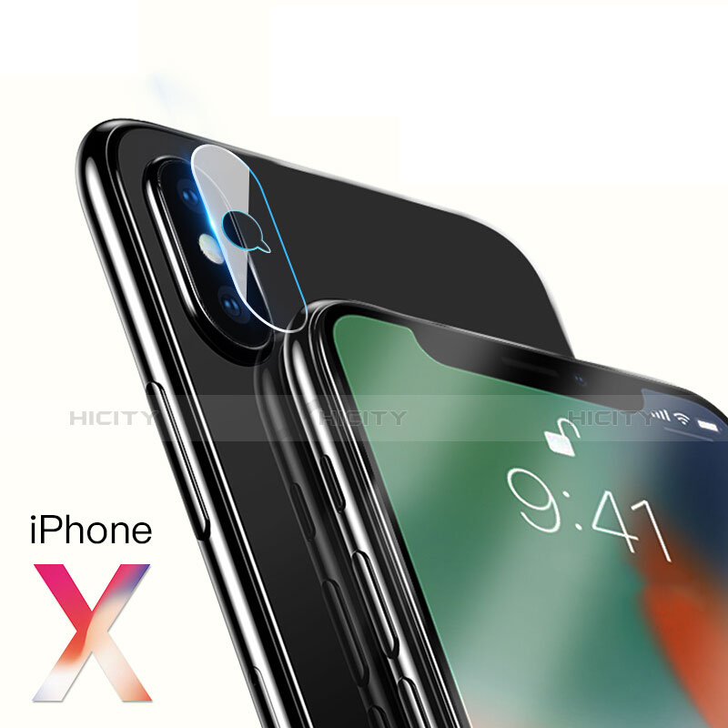 Protector de la Camara Cristal Templado F04 para Apple iPhone Xs Max Claro