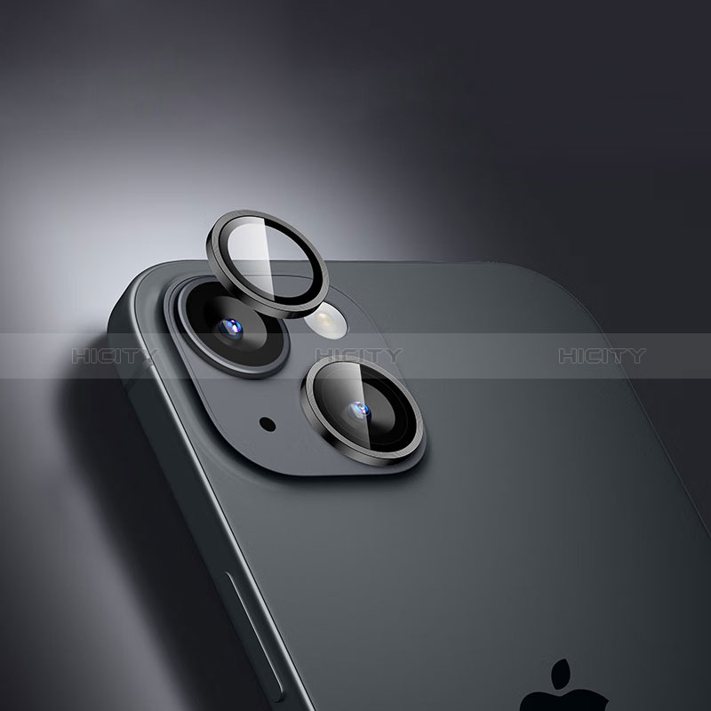 Protector de la Camara Cristal Templado M01 para Apple iPhone 13 Negro