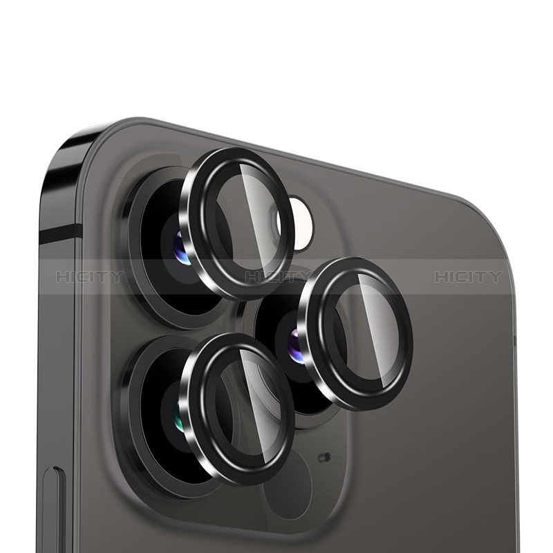 Protector de la Camara Cristal Templado M01 para Apple iPhone 14 Pro Negro