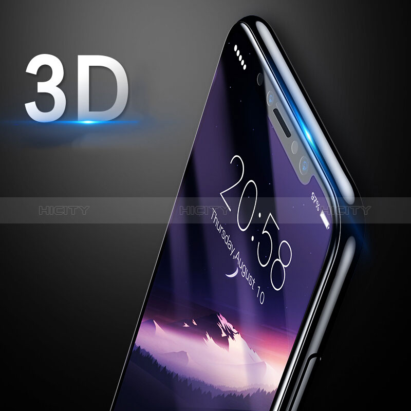 Protector de Pantalla Cristal Templado 3D para Apple iPhone Xs Negro